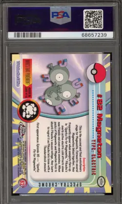 Pokemon Topps Chrome Magneton Spectra #82 PSA 10 Gem Mint - Image 2