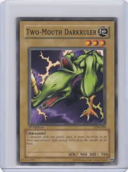 Two-Mouth Darkruler LOB-030 1st Edition Yu-Gi-Oh! - Image 1