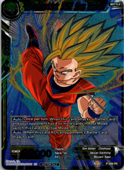 Shatterkick SS2 Son Gohan P-099 Promo Foil Dragon Ball Super Card Game | NM - Image 1