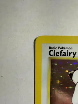 Pokemon Card Clefairy 40HP Holo Base Set 5/102 Vintage Trading Card - Image 3
