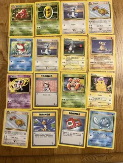 Pokemon TCG Base Set 2 Common Card Lot Of 16 - Image 1