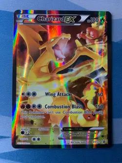 Charizard EX XY121 Black Star Promo Holo Full Art Pokemon Card NM - Image 1