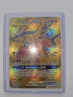 🔥 Pokemon TCG 🔥 Reshiram & Charizard GX - Tag Team - SM247 - Promo Card 🚀NM - Image 2