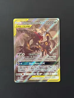 Umbreon & Darkrai GX Tag Team Alt Art - SM241 - S&M Promo Pokemon Card - NM - Image 1