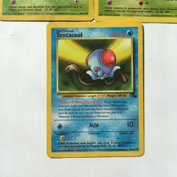 Vintage Pokemon Card Lot Of 3 Fossil Set 90s Kagemaru Himeno Art 1999 HP - Image 4