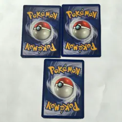 Vintage Pokemon Card Lot Of 3 Fossil Set 90s Kagemaru Himeno Art 1999 HP - Image 5