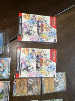 Pokemon Card Lot Two Sealed Prismatic Evolutions Bundles, Plus 34 Singles Hits - Image 2