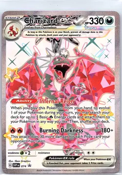 Charizard ex SVP 074 SV: Scarlet & Violet Promo Cards - Pokemon Card - NM - Image 1