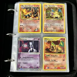 Lot of 100 ALL HOLO Vintage Pokemon Card Binder Collection Charizard - Image 2