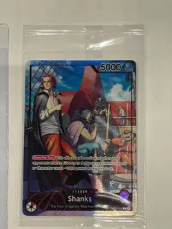Shanks One Piece OP09-001 Promo Card PSA Magazine Limited Edition SEALED - Image 2