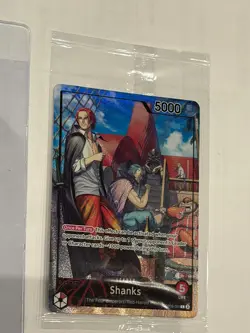 Shanks One Piece OP09-001 Promo Card PSA Magazine Limited Edition SEALED - Image 3
