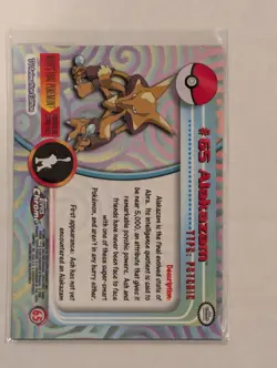 Alakazam Topps Chrome #65 Pokemon Card - Image 2