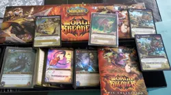Large Lot of World Of Warcraft World Breaker Cards 600 + CARDS MINT - Image 1