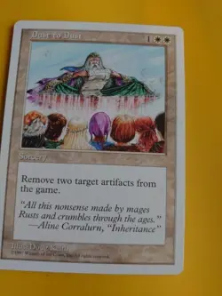 Dust to Dust. Old Vintage. Magic the Gathering Card - Image 2