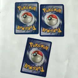 Vintage Pokemon Card Lot Of 3 Base Set 90s Mitsuhiro Arita Art Set 1999 LP - Image 5
