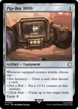 ~ Pip-Boy 3000 ~ NM ~ Universes Beyond: Fallout ~ MTG ~ - Image 1