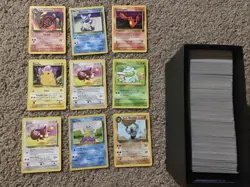 Huge Collection Bulk Lot of 500+ Pokemon Cards Mixed WOTC Vintage DAMAGED-MP - Image 1