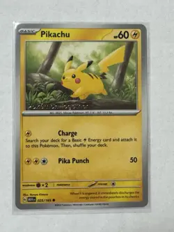 Pikachu - (Pokemon Together Promo) 025/165 Miscellaneous Card & Products Regular - Image 1