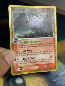 Heracross 3/101 Delta Species Ex Dragon Frontiers Holo Rare Pokemon Card HP - Image 4