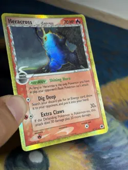 Heracross 3/101 Delta Species Ex Dragon Frontiers Holo Rare Pokemon Card HP - Image 5