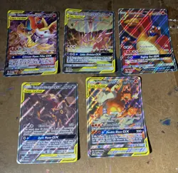 Lot Of Tag Teams/Gx Full Art Jumbo Cards Umbreon, Charizard And More P - Image 1