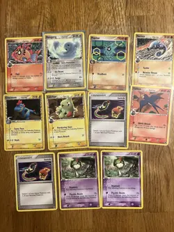 Pokemon TCG Dragon Frontiers Common Cards Lot Of 11 2006 - Image 1