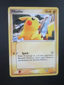 PIKACHU POKEMON CARD 13/14 POP SERIES PROMOS 4 NON HOLO NEVER PLAYED NM- - Image 1
