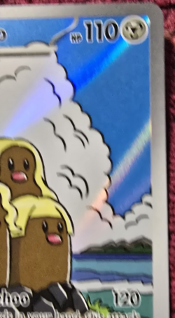 Pokemon TCG Alolan Dugtrio Holo Card 208/191 Sv08 Surfing Sparks Nm/M - Image 3