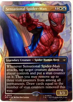 MTG Sensational Spider-Man (Borderless Foil) Marvel's Spider-Man 25 NM - Image 1