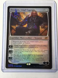 Tezzeret, Cruel Captain Edge of Eternities Foil - Image 1