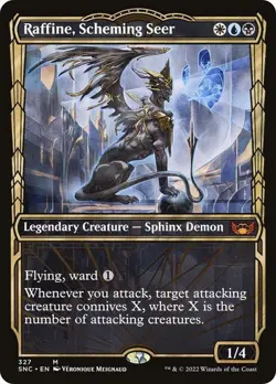 Raffine, Scheming Seer SHOWCASE - 327 - Mythic - Streets of New Capenna SNC MTG - Image 1