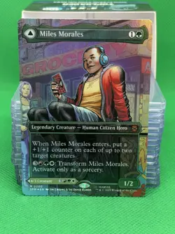 Miles Morales (0200) (Borderless) - FOIL - M Marvel's Spider-Man 200 - MTG - Image 1