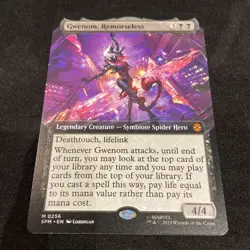 Gwenom, Remorseless MTG Spiderman NM Regular #256 non foil - Image 2