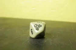 Magic the Gathering Dice Mirrodin Besieged Promo D10 Poison Infect Counter MTG - Image 1