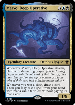 Marvo, Deep Operative #7 | NM FOIL | Murders at Karlov Manor MKC Magic MTG - Image 1