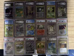 (18 Graded Cards Lot) Pokemon Graded CGC PSA BGS ($460 Value) (Open To Offers) - Image 1