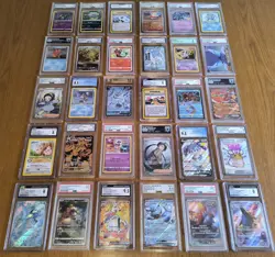 HUGE Lot of 30 Graded Pokemon Cards PSA CGC AGS GMA MANA Beckett Modern /Vintage - Image 1