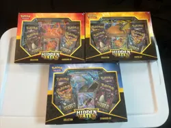 Pokemon Hidden Fates GX Collection Box Set - Charizard Raichu Gyarados - Sealed - Image 2