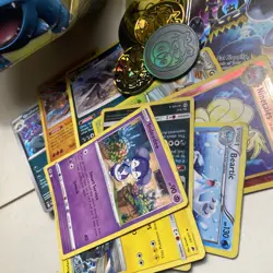 Pokemon Cards Etc LOT Mewtwo EX Coins, Tin, Sealed Trick Or Treat Pack 2023 - Image 3