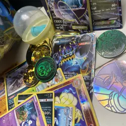 Pokemon Cards Etc LOT Mewtwo EX Coins, Tin, Sealed Trick Or Treat Pack 2023 - Image 4