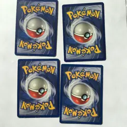 Vintage Pokemon Card Lot Of 4 Base Set 1999 Ken Sugimori 90s Heavy Played - Image 3