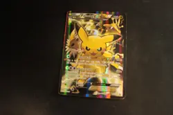 2016 POKEMON XY BLACK STAR PROMO RED & BLUE #XY124 PIKACHU EX FULL ART HP - Image 1
