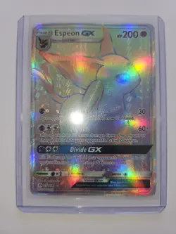Espeon GX - 152/149 - Pokemon Sun & Moon Base Set Secret Rare Card NM - Image 2
