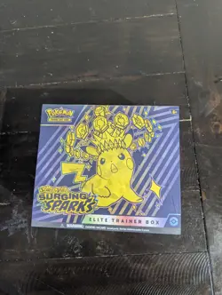 Pokemon TCG Scarlet & Violet Surging Sparks Elite Trainer Box ETB New Sealed - Image 1