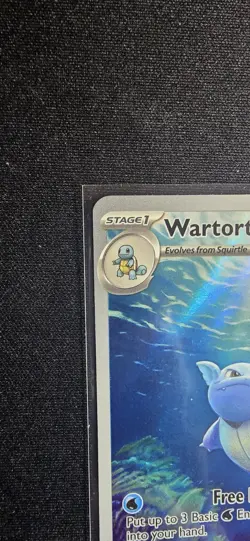 2023 POKEMON Scarlet & Violet 151 Full Art Holo 171 /165 Wartortle Illustration - Image 4