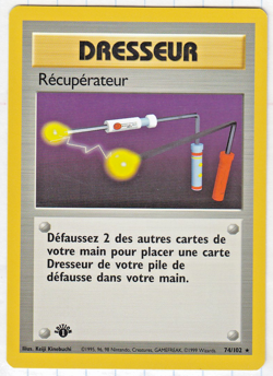 Pokemon 1st Edition Item Finder French 74/102 MINT Wizards of the Coast RARE - Image 1
