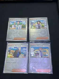 Professor's Research STAMPED - Pokemon TCG all 4x Professor Program Promos 2025 - Image 1
