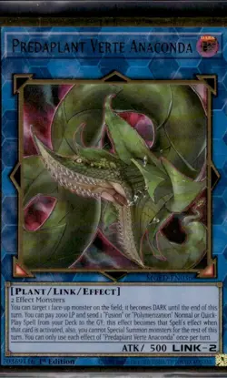 *** PREDAPLANT VERTE ANACONDA *** GOLD RARE MGED-EN036 MINT/NM YUGIOH! - Image 1