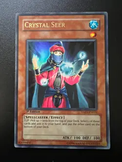 Crystal Seer TAEV-EN031 Ultra Rare 1st Edition Near Mint Yugioh - Image 1