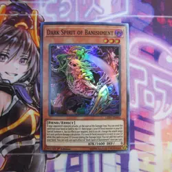 1X DARK SPIRIT OF BANISHMENT LED5-EN002 SUPER 1ST NEAR MINT YUGIOH - Image 1